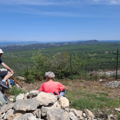 Le Mont Bouquet 21-04-26 Jean-Marc - Vue du Castelas